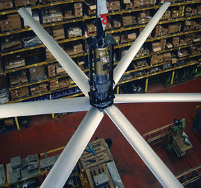 ventilatore da soffitto industriale del diametro 24foot di 7m grande, aspiratore di raffreddamento del soffitto dell'aeroporto