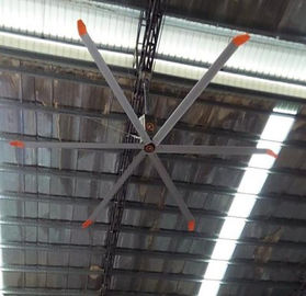 Un grande ventilatore da soffitto industriale 16ft HVLS, grande ventilazione economizzatrice d'energia di 6 pale del rotore dell'aria