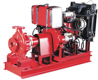 Pompa idraulica ad alta pressione del motore diesel 50kw del ghisa per la singola fase di estinzione di incendio inossidabile