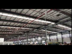 Ventilatore a soffitto HVLS industriale per grandi magazzini, 7m, grande raffreddamento ad aria, 24 piedi