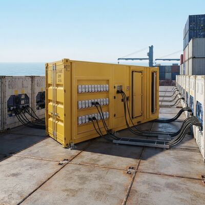 Gruppo di alimentazione per nave frigorifera 20 pezzi prese Reefer generatore 350 kW Gruppo elettrogeno diesel di tipo marino per container refrigerati
