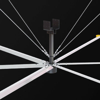 20 piedi di Hvls ventilano il ventilatore da soffitto Gearless 1.5kw di BLDC per ventilazione dell'aria